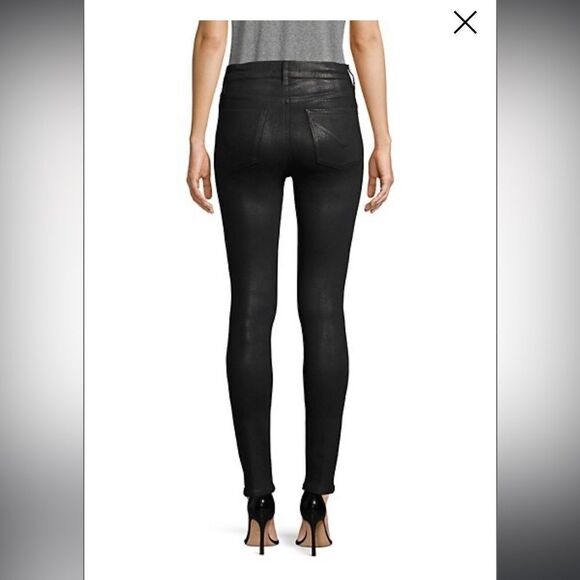 Hudson Glittery jeans Barbara Coated and skinny jeans sz 28 - Picture 6 of 12